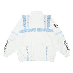 NEW ACDC RAG x Hatsune Miku Forever White Blue Frill Oversized Jacket
